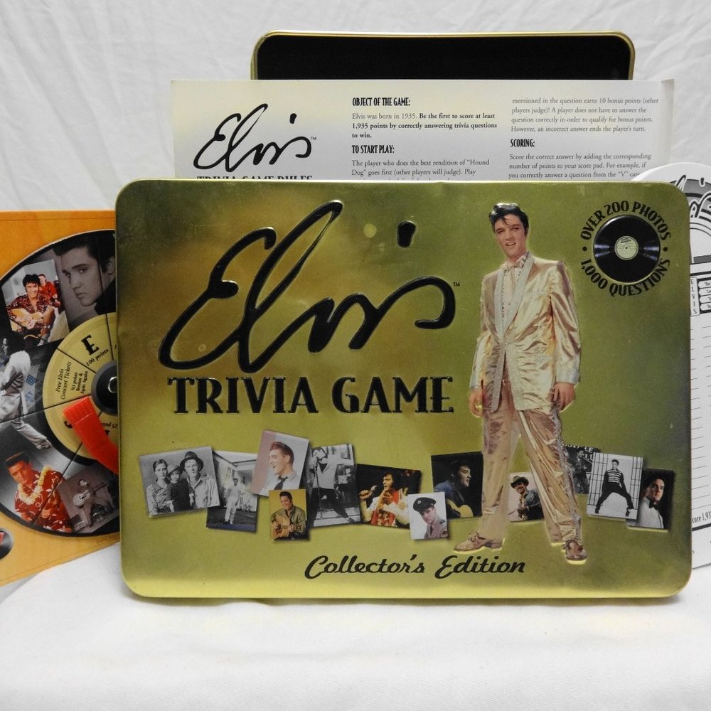 ELVIS Trivia Game Collectors Edition